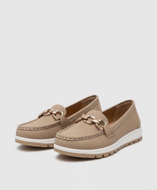 EQ - 008 | Orthopedic Chain-Link Loafers For Women