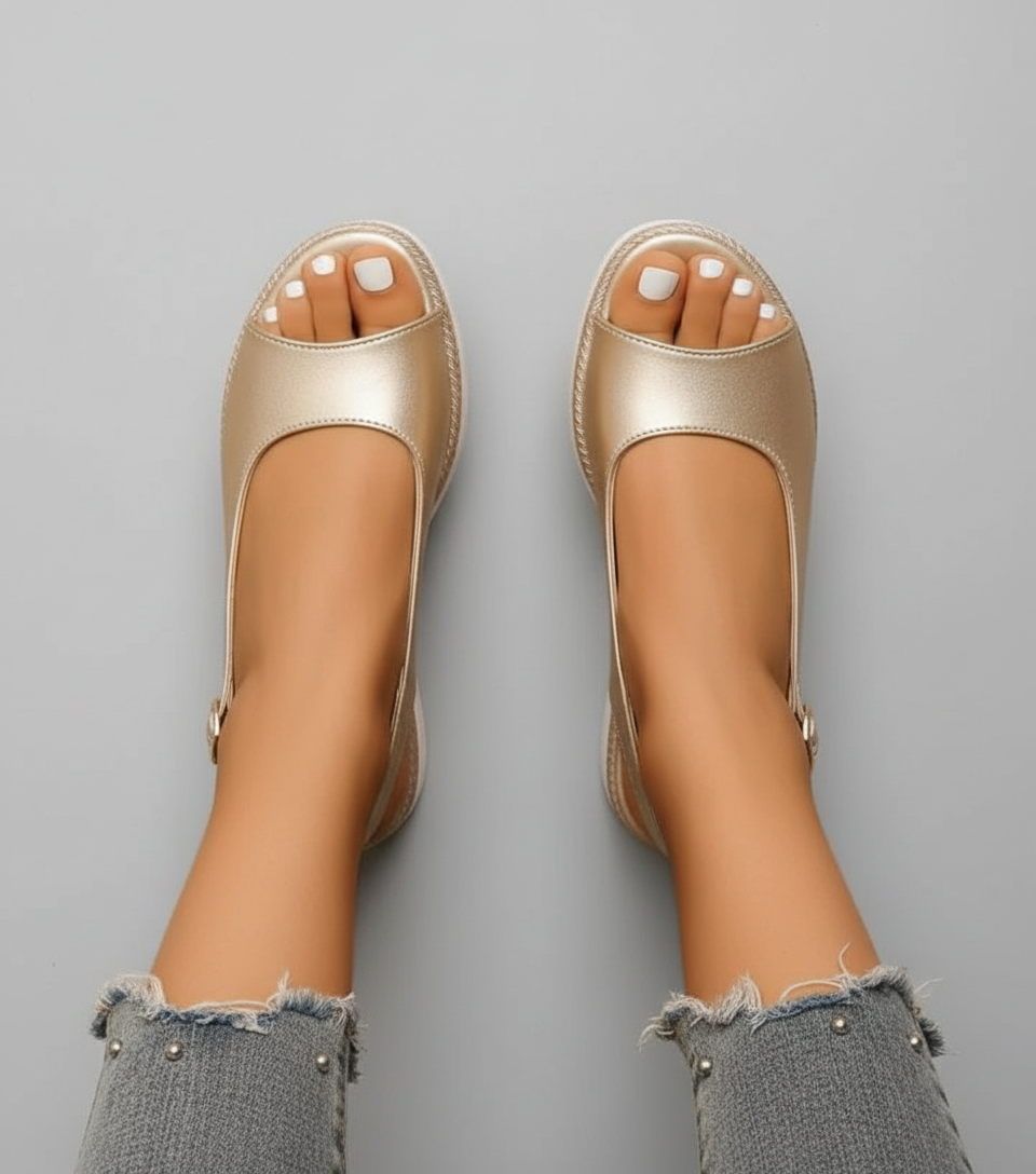 EQ GS - Summer Vol 1 | Women Slingback Wedge Sandals