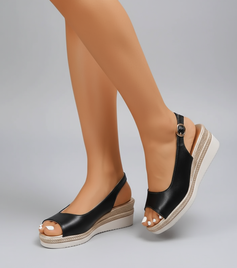 EQ GS - Summer Vol 1 | Women Slingback Wedge Sandals