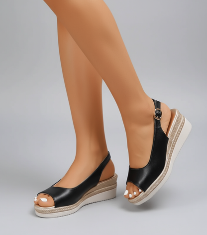 EQ GS - Summer Vol 1 | Women Slingback Wedge Sandals