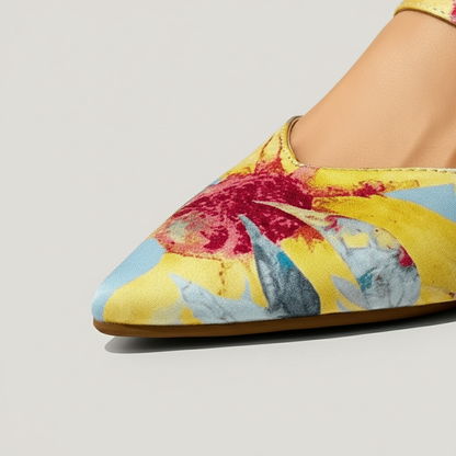 EQ FJ – Premium Vol 2 | Women Printed Buckle Block Heels