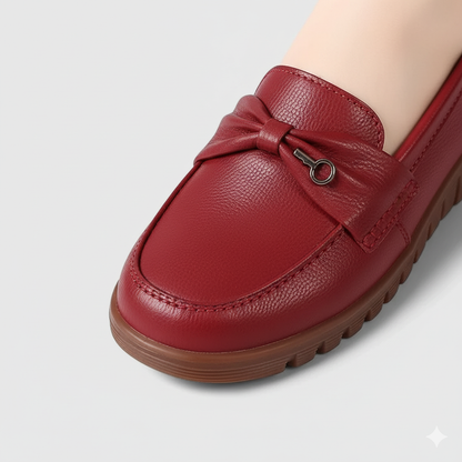 EQ SN – Comfort Vol 11 | Women’s Orthopedic Slip-On Loafers with Bow Accent