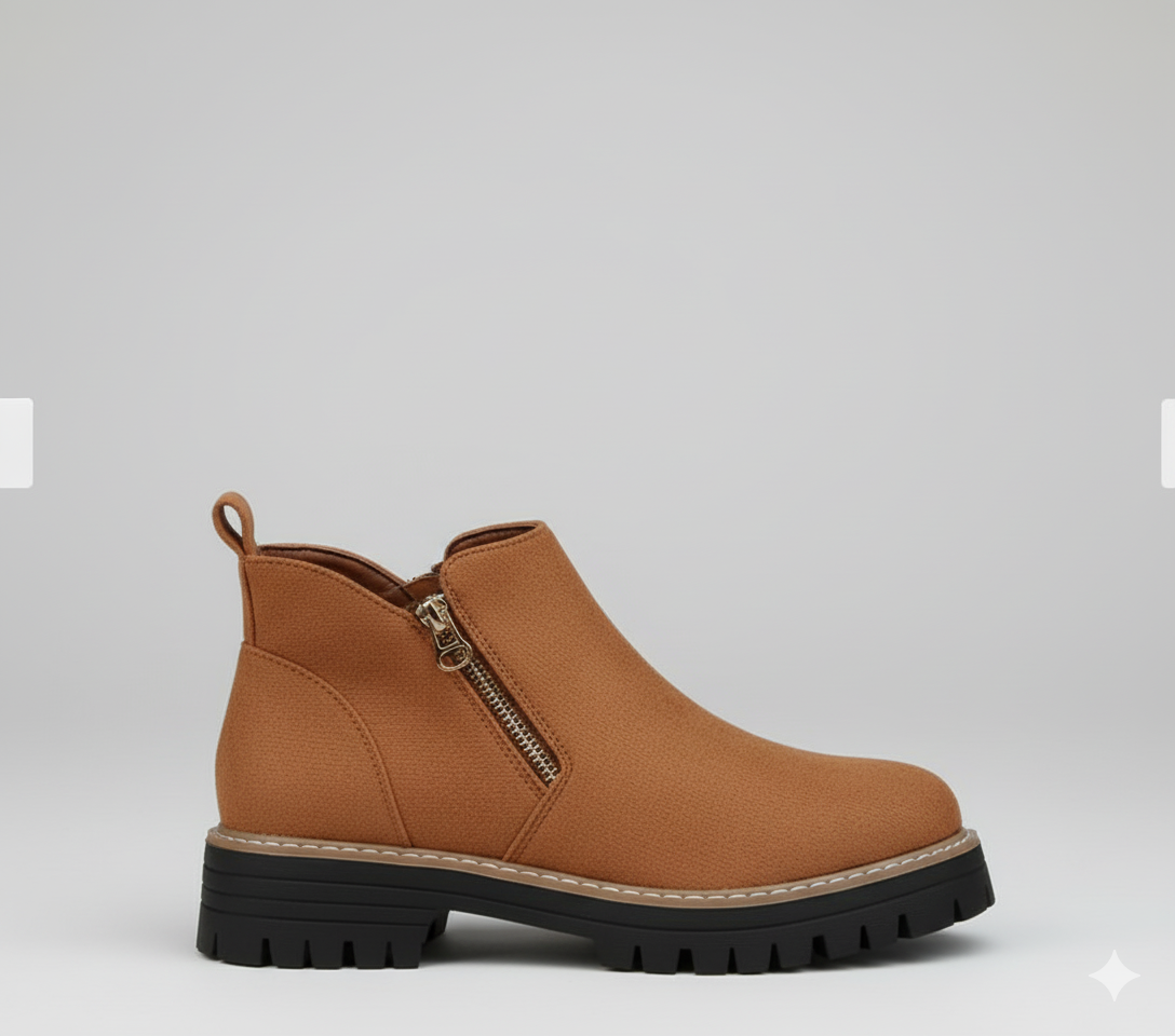 EQ AZ – Autumn Vol 7 | Women’s Side-Zip Ankle Boots with Chunky Sole