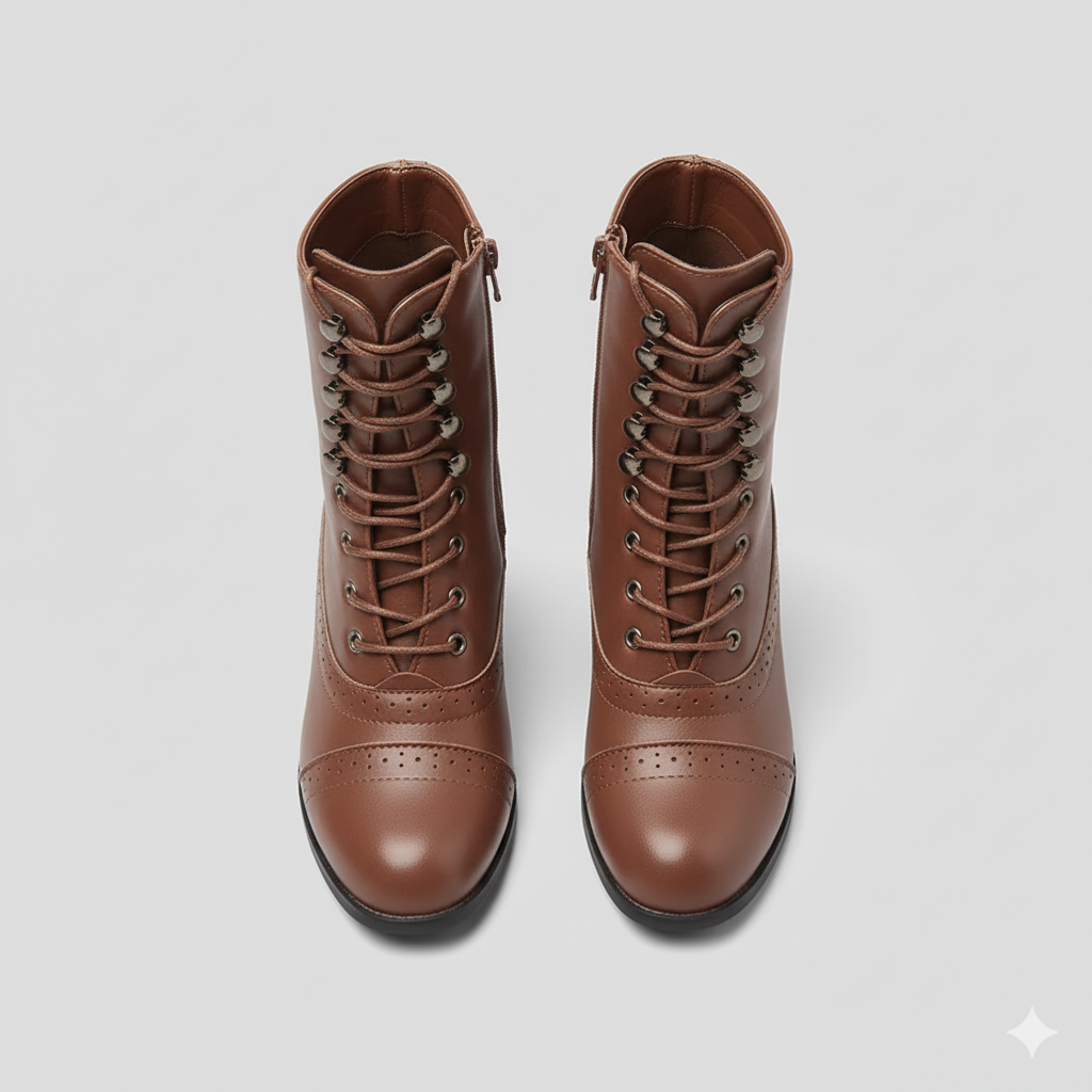 EQ OB – Classic Vol 6 | Women’s Orthopedic Lace-Up Heeled Boots