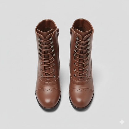 EQ OB – Classic Vol 6 | Women’s Orthopedic Lace-Up Heeled Boots