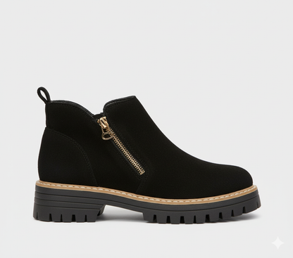 EQ AZ – Autumn Vol 7 | Women’s Side-Zip Ankle Boots with Chunky Sole