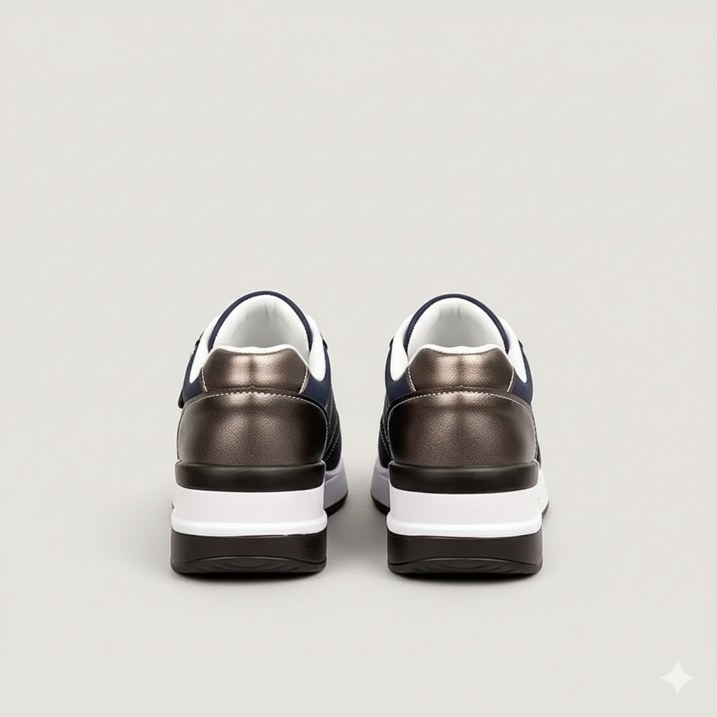 EQ SN – Comfort Vol 3 | Women’s Casual Lace-Up Shoes with Side Zipper