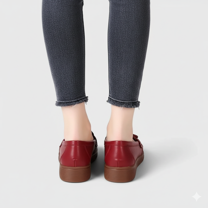 EQ SN – Comfort Vol 11 | Women’s Orthopedic Slip-On Loafers with Bow Accent
