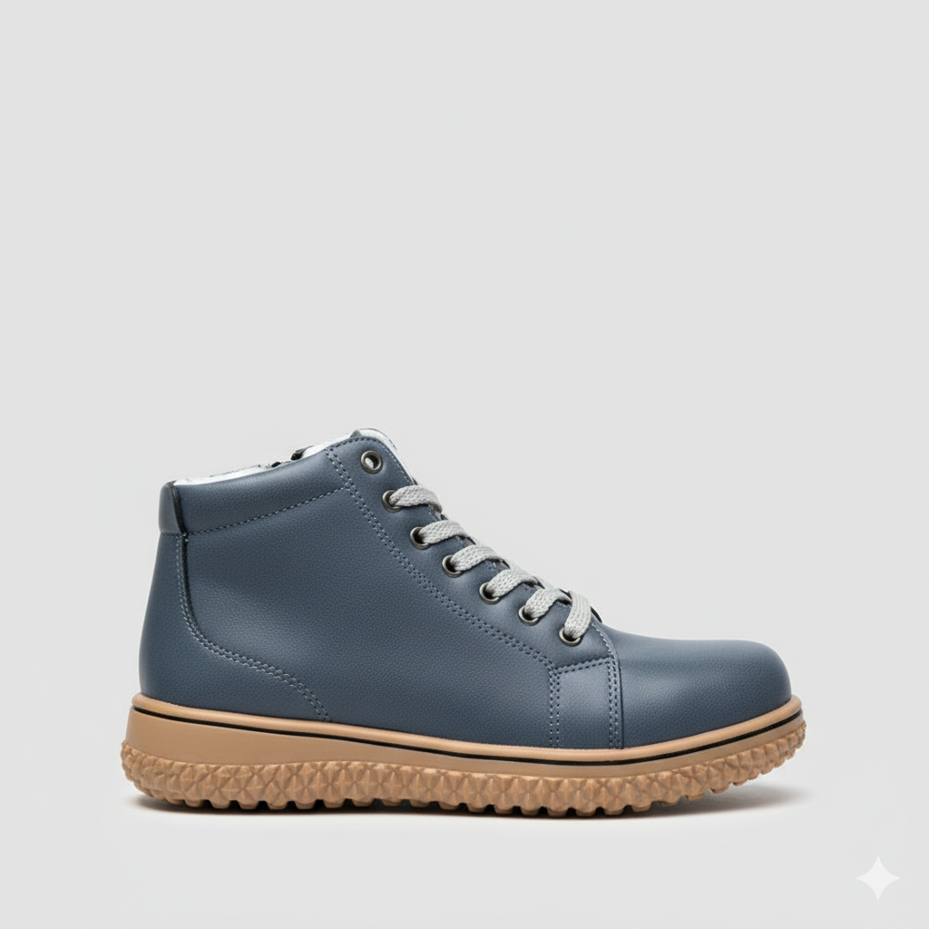 EQ SN – Comfort Vol 6 | Women’s Orthopedic Lace-Up Ankle Boots with Side Zipper