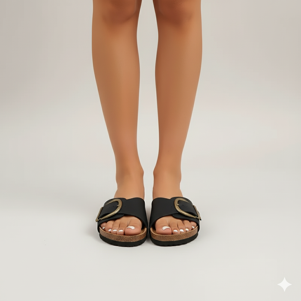 EQ BK – Summer Vol 7 | Women Buckle Slip-On Sandals