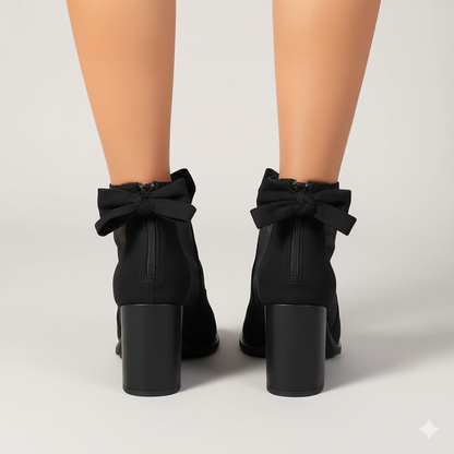 EQ SN – Comfort Vol 21 | Women’s Bow-Tie Peep Toe Block Heel Sandals