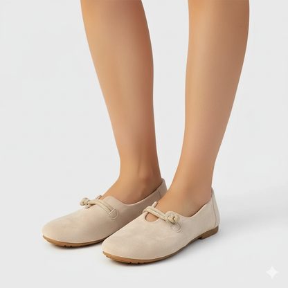 EQ SR – Comfort Vol 7 | Women’s Orthopedic Suede Rope-Knot Slip-On Shoes