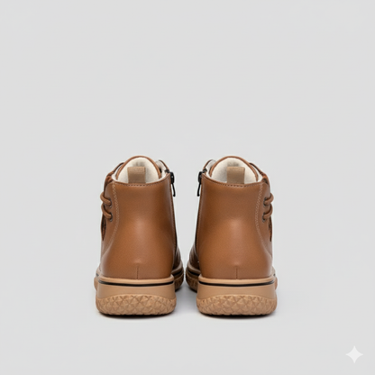 EQ SN – Comfort Vol 6 | Women’s Orthopedic Lace-Up Ankle Boots with Side Zipper