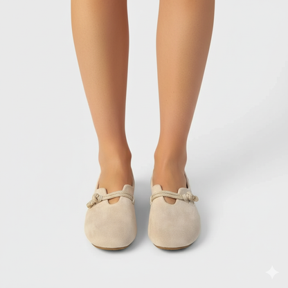 EQ SR – Comfort Vol 7 | Women’s Orthopedic Suede Rope-Knot Slip-On Shoes