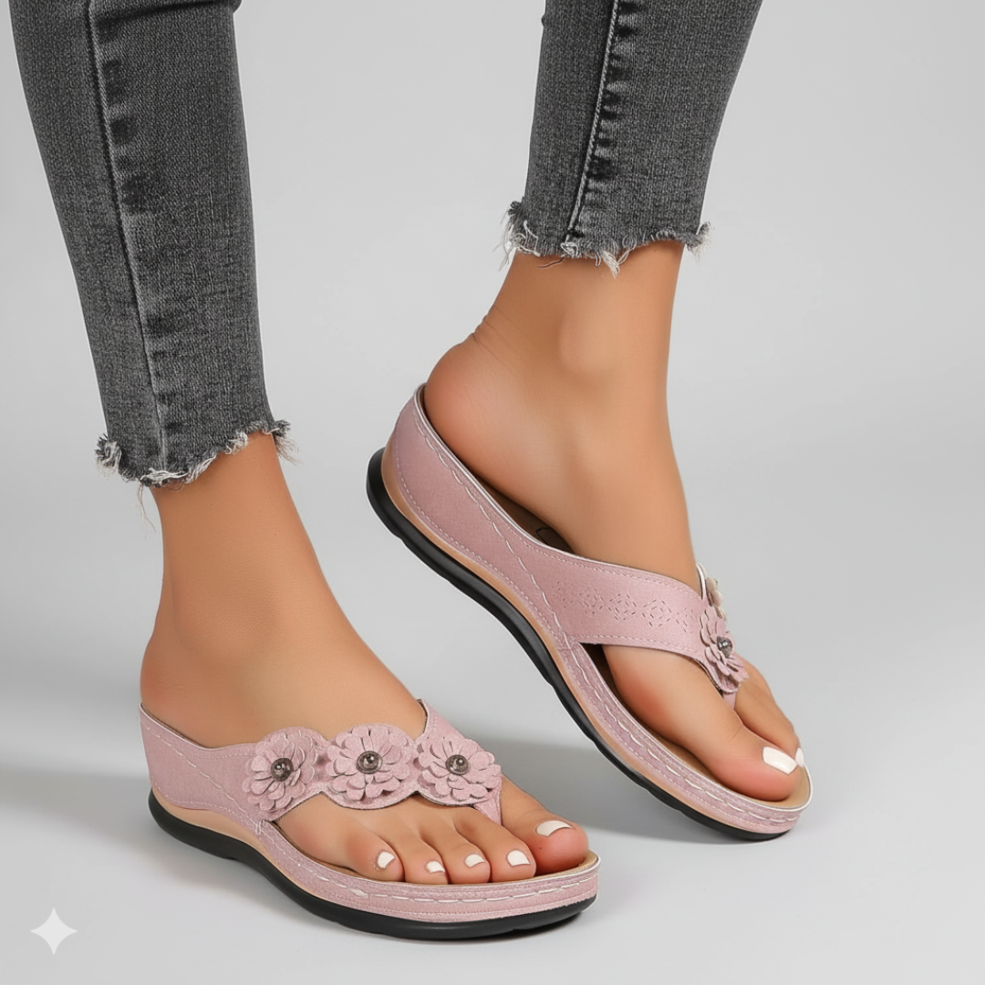 EQ FW – Casual Vol 4 | Women Floral Wedge Sandals