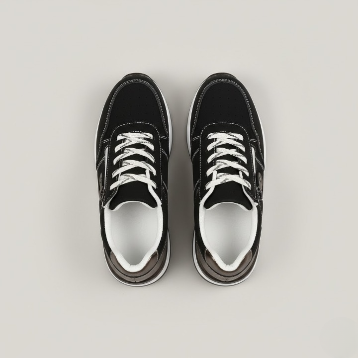 Orthopedic Platform Sneakers with Side Zipper For Women