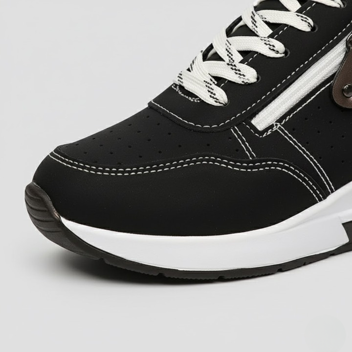 Orthopedic Platform Sneakers with Side Zipper For Women