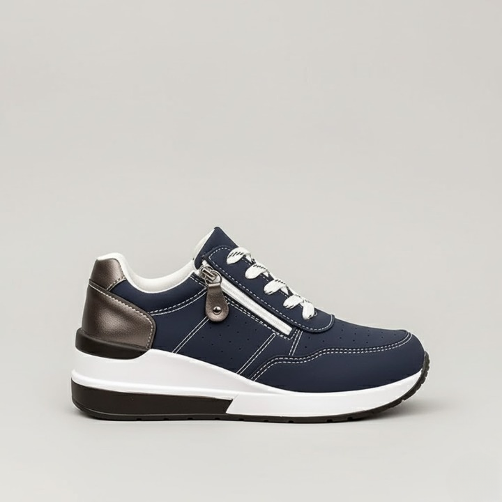 Orthopedic Platform Sneakers with Side Zipper For Women